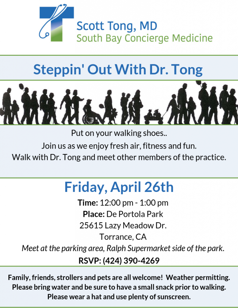Friday, April 26 Walk with Dr. Tong